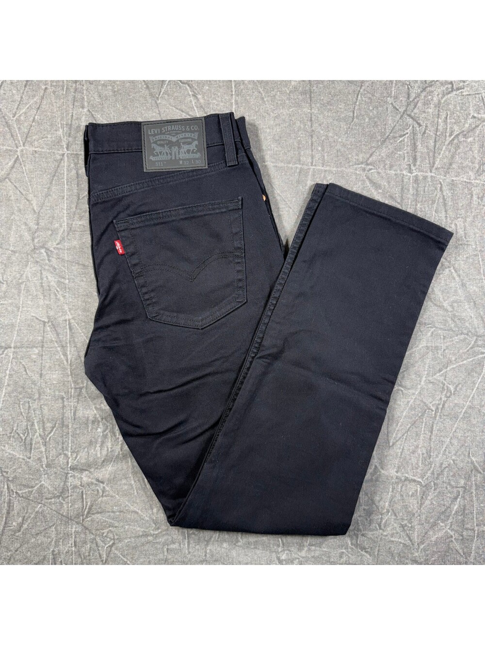 Levi's 511 Denim Slim Fit Straight Men's 32x30 Black Jeans